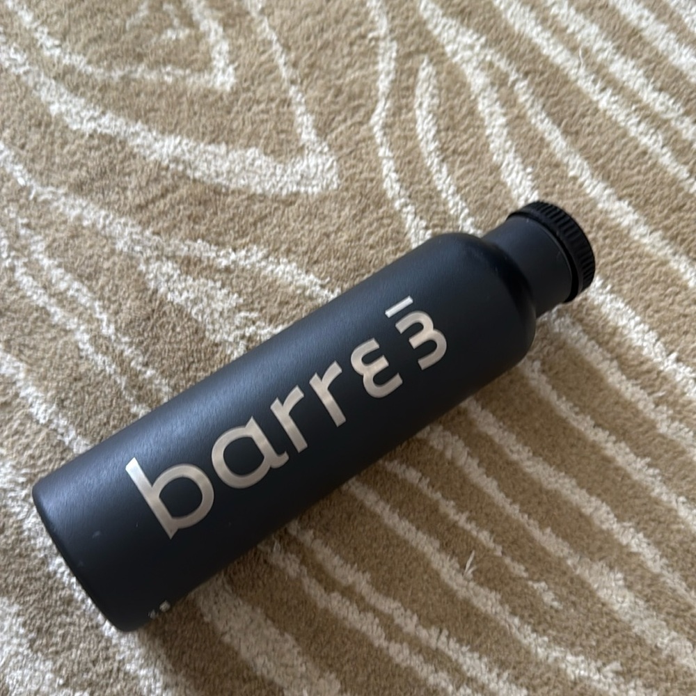 New Barre3 fiftyfifty stainless steel water bottle thermos  24 ounce  barre